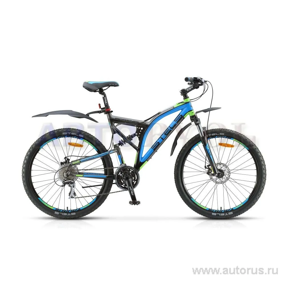Велосипед 26 двухподвесный STELS Adrenalin MD, 2015 21 скорость рама алюминий 20 в ассортименте