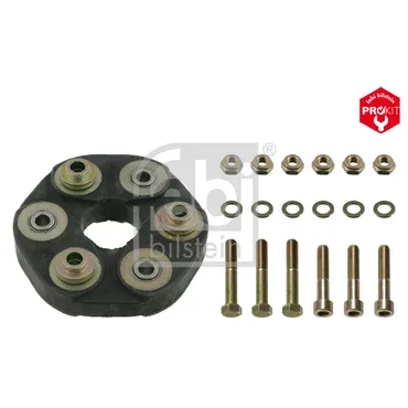 Муфта кардана к-кт с болтами и гайками мв w202 w210 t202 1.8-2.5d 93-00 FEBI 01501