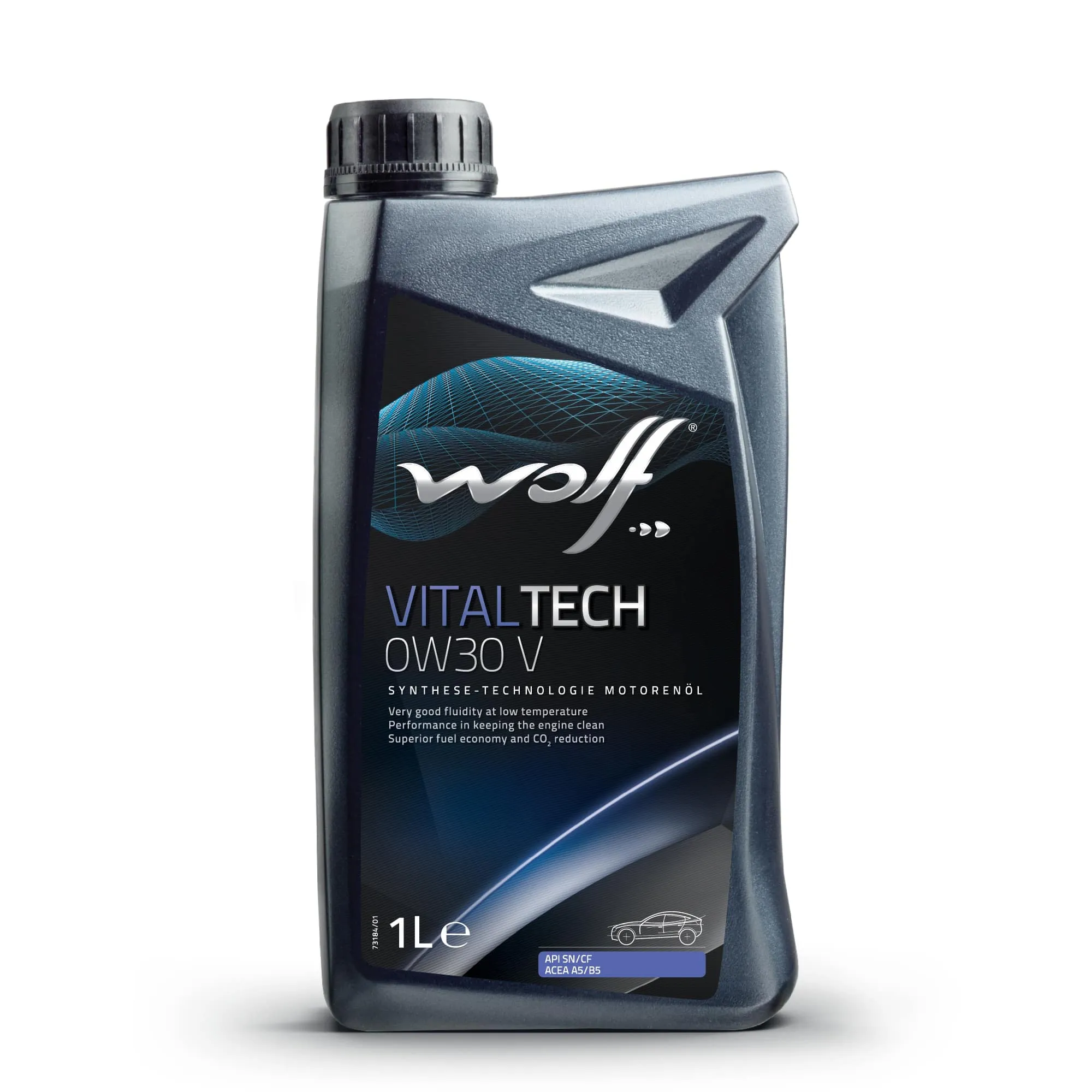 Масло моторное Wolf Oil VITALTECH V 0W-30 1 л 8324062