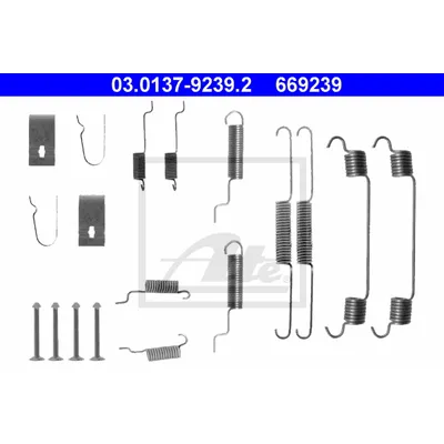 Ремк-т тормозных колодок задних Mazda MX-3 1.6i/1.8i V6 91 ATE 03.0137-9239.2