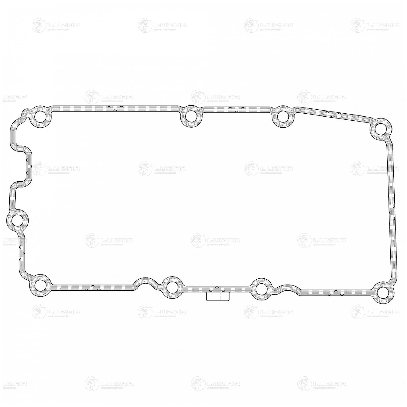 Прокладка клапанной крышки для VW Touareg (02-)/Audi Q7 (06-) 3.0D (прав.) LUZAR LES 21807