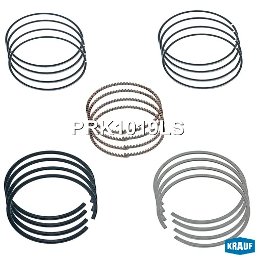 Комплект поршневых колец 4шт KRAUF PRK1019LS