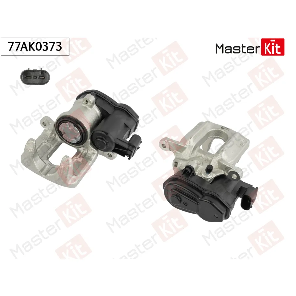 Тормозной суппорт зад. прав. BMW X3 (F25)/X4 (F26) 2010 - 2018 MASTERKIT 77AK0373