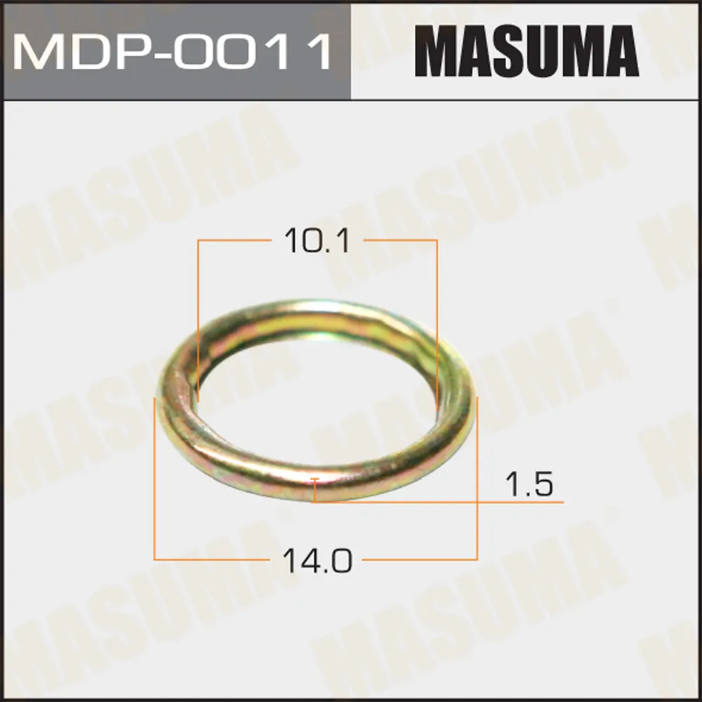 Шайба форсунок 10.1x14x1.5 MASUMA MDP0011