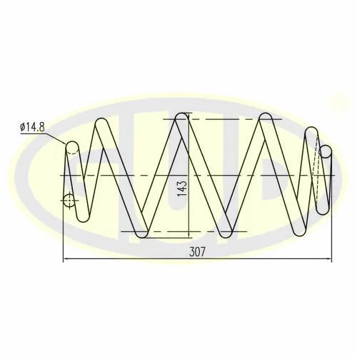 ПРУЖИНА ПЕРЕДН NIS QASHQAI I / QASHQAI +2 I 07-13 G.U.D GCS262058