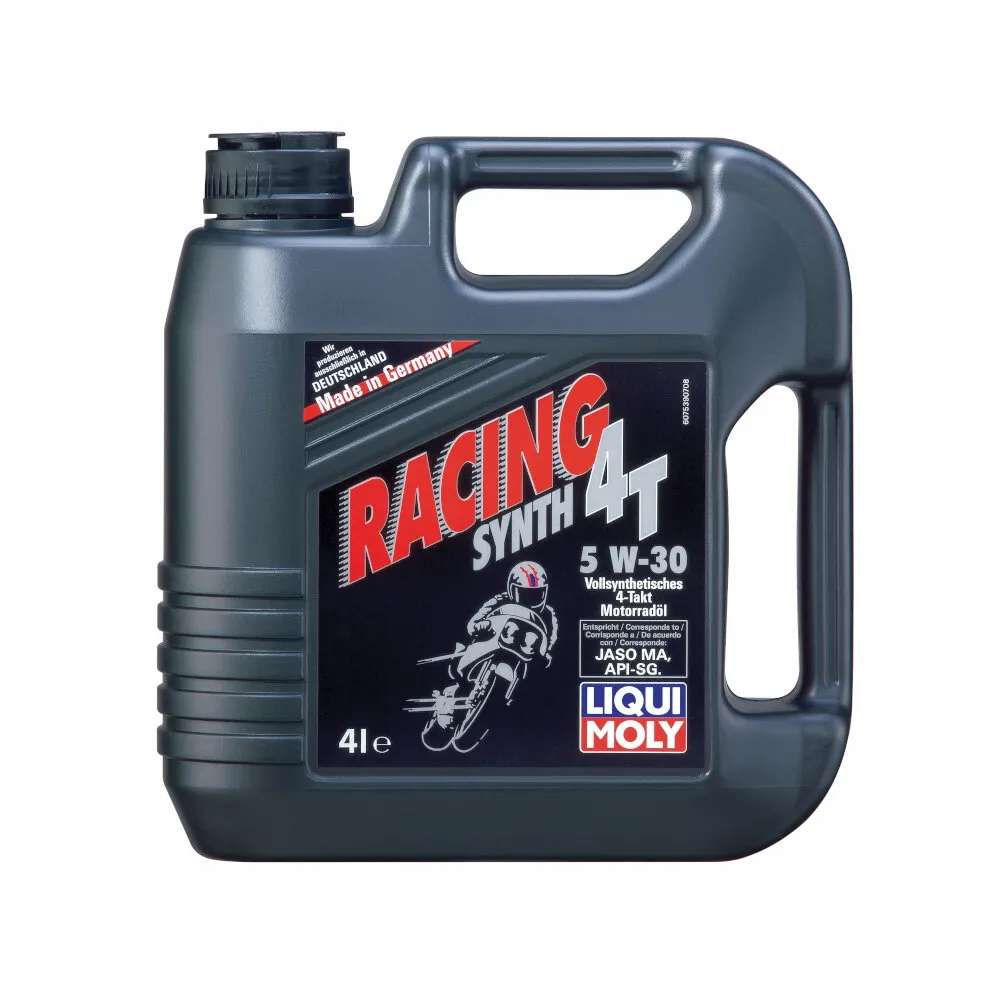 Масло моторное д/4-т. мотоц. Racing Synth 4T 5W-30 SG(4л) LIQUI MOLY 7539
