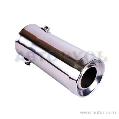 Насадка на глушитель 86x160x63 мм хром BOLK BK01431