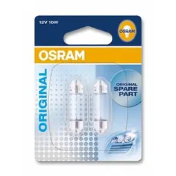Лампа 12V 10W SV8,5-8 OSRAM ORIGINAL LINE 2 шт. блистер 6411-02B