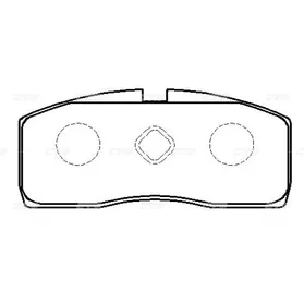 Тормозные колодки CTR CKD-5