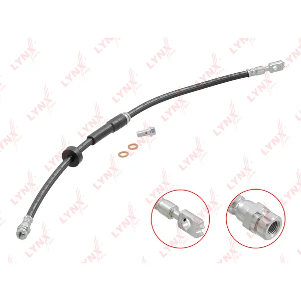 Шланг тормозной передний VW Passat 05-14/ Cc B7 11-16 LYNXauto BL-3152