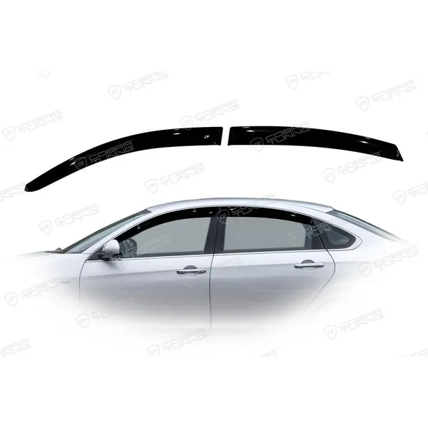 Дефлектора на окна Nissan Almera (G11) Sd 2012EuroStandard деф.окон Cobra Tuning NE14312
