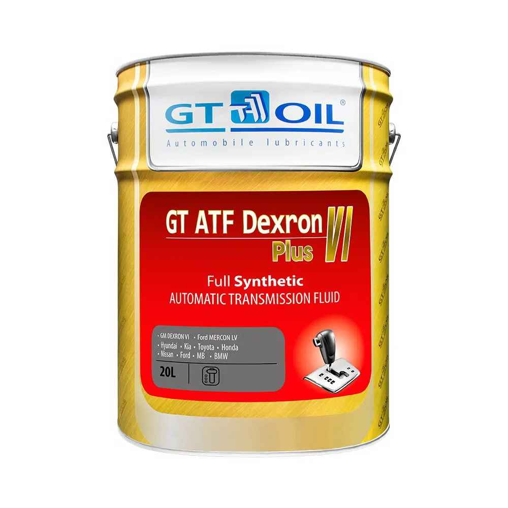 Масло трансмиссионное GT OIL GT ATF Dexron VI Plus синтетическое 20 л 8809059408537