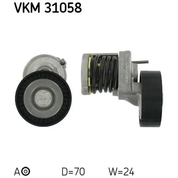 Ролик натяжителя приводного ремня SKF VKM 31058