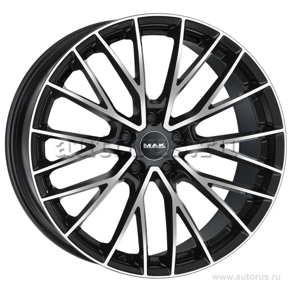 Диск литой R21 8.5J 5x112/76 ET35 MAK Speciale Black Mirror F8521ECBM35WX