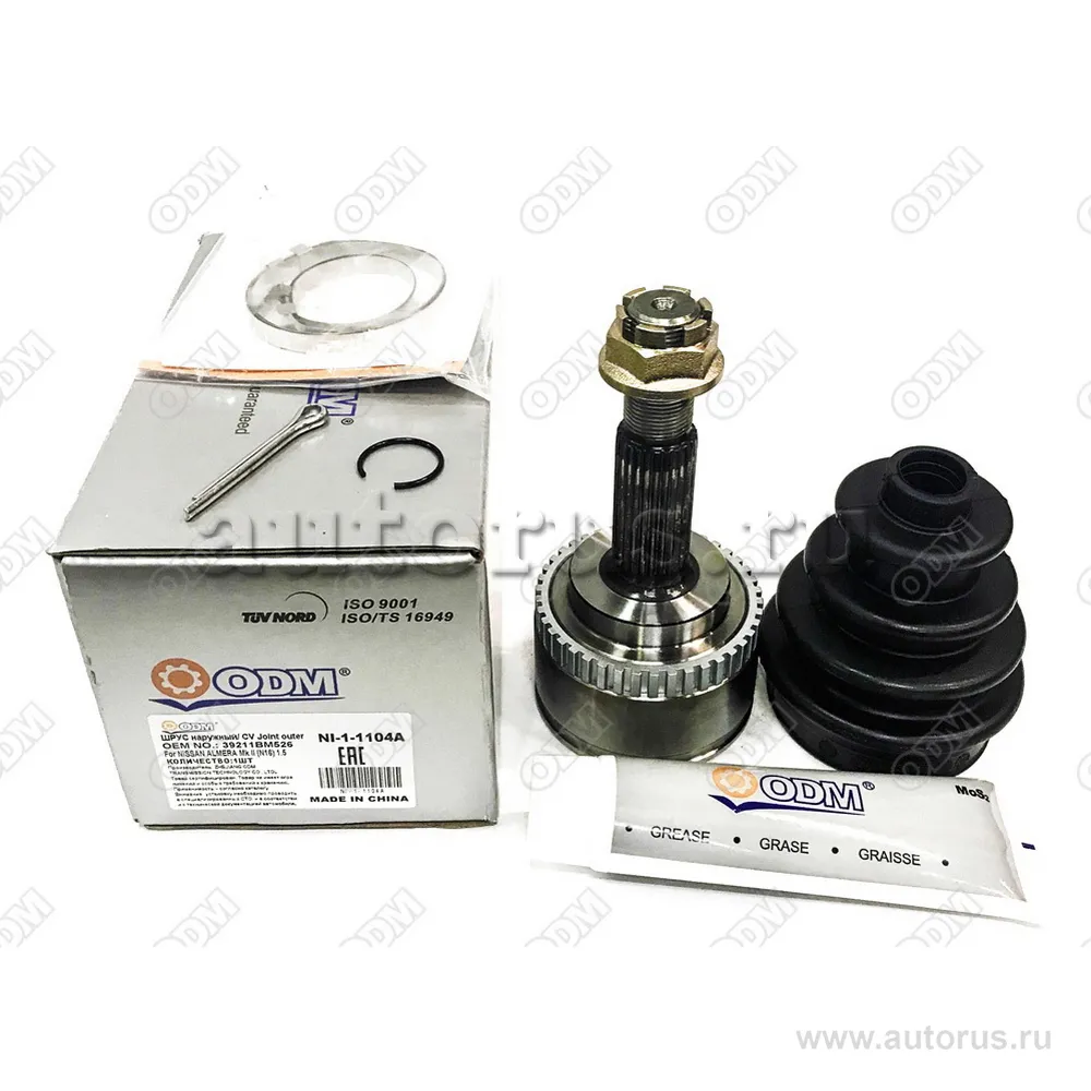 ШРУС наружный (к-кт) NISSAN ALMERA Mk II (N16) 1.5 ODM NI11104A