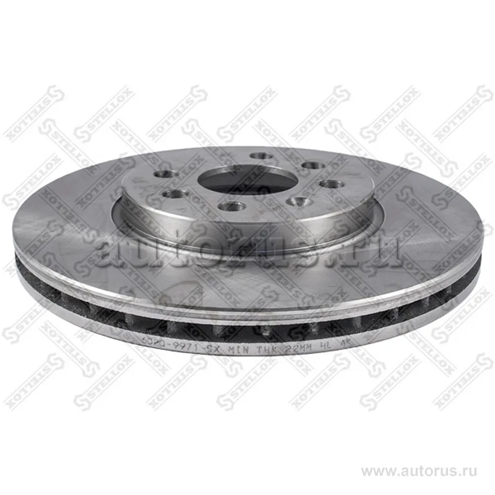 Диск тормозной передний OPEL ASTRA 1.4/1.6 04> STELLOX 60209971_SX