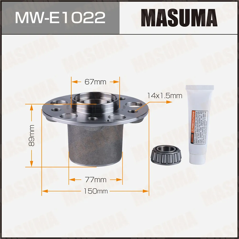 Ступичный узел передн. MASUMA MW-E1022