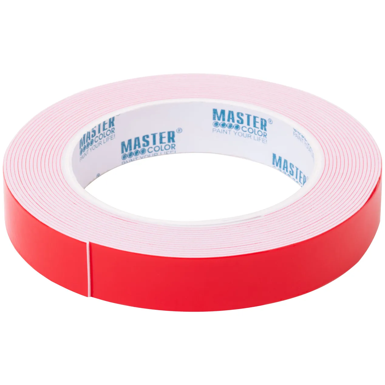 Лента клейкая двусторонняя ультра-сильная Master Color Ultra Power 19 мм x 5 м цвет белый MASTER COLOR 30-7196