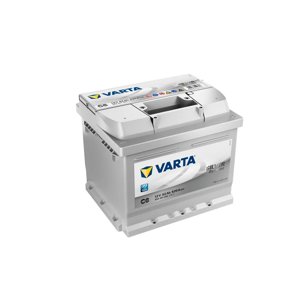 Аккумулятор VARTA Silver Dynamic 52 А/ч обратный R+ 207x175x175 LB1 EN 520 А