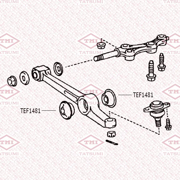 Сайлентблок переднего нижнего рычага TOYOTA Camry 91-> TATSUMI TEF1481
