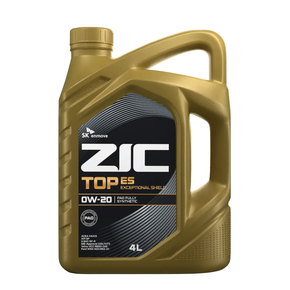Масло моторное ZIC TOP ES 0W-20 синтетическое 4 л 162045