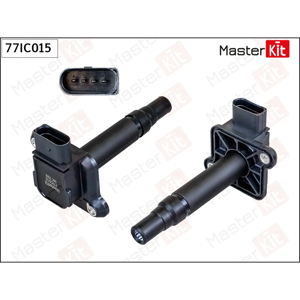 Катушка зажигания AUDI A8 3.7/4.2, VW GOLF IV 1.8T MASTERKIT 77IC015