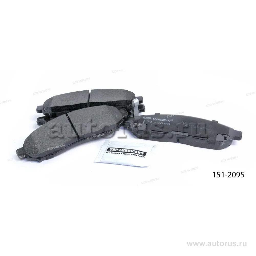 Тормозные колодки дисковые передние NISSAN Murano (Z50), Pathfinder (R51), Navara (D40 WEEN 151-2095