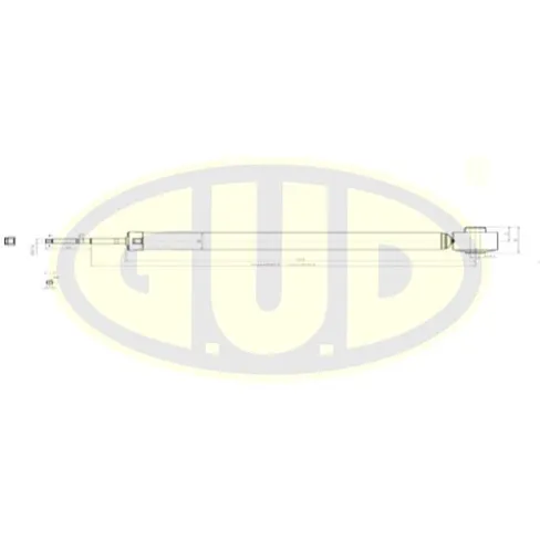 АМОРТИЗАТОР ЗАДН ГАЗ AUDI A6 97-05/SKO SUPERB 02-08/VW PASSAT 96-05 G.U.D GSA343281