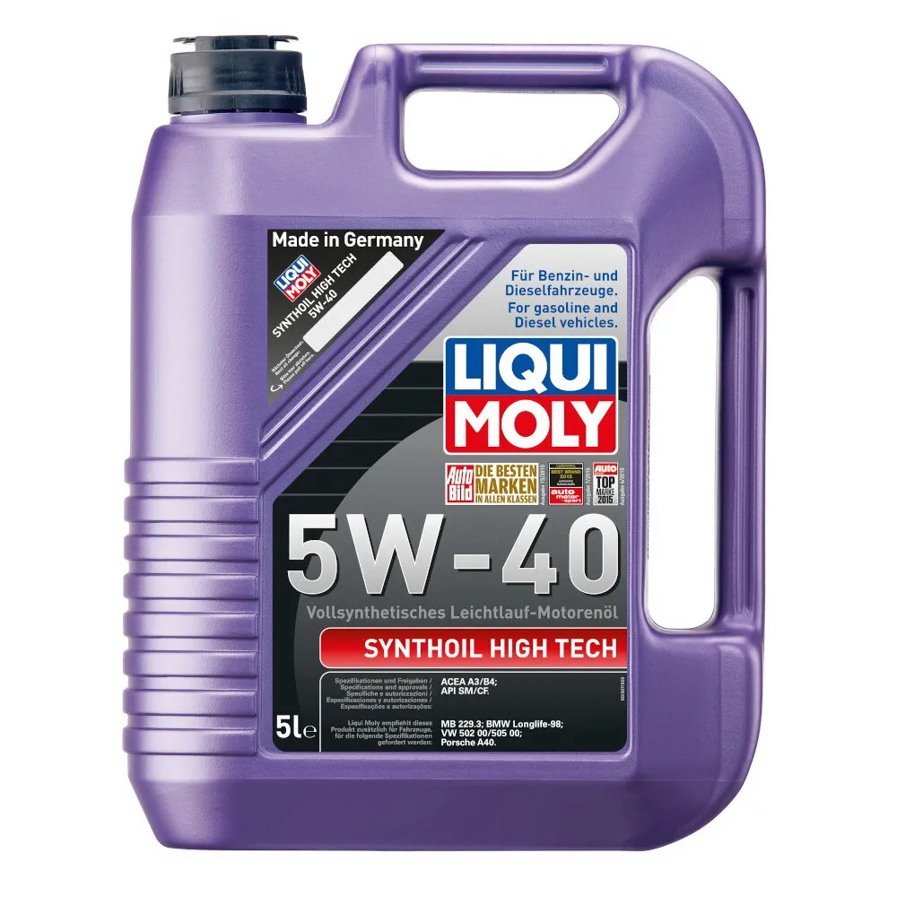 Масло моторное LIQUI MOLY Synthoil High Tech 5W-40 5 л 1307