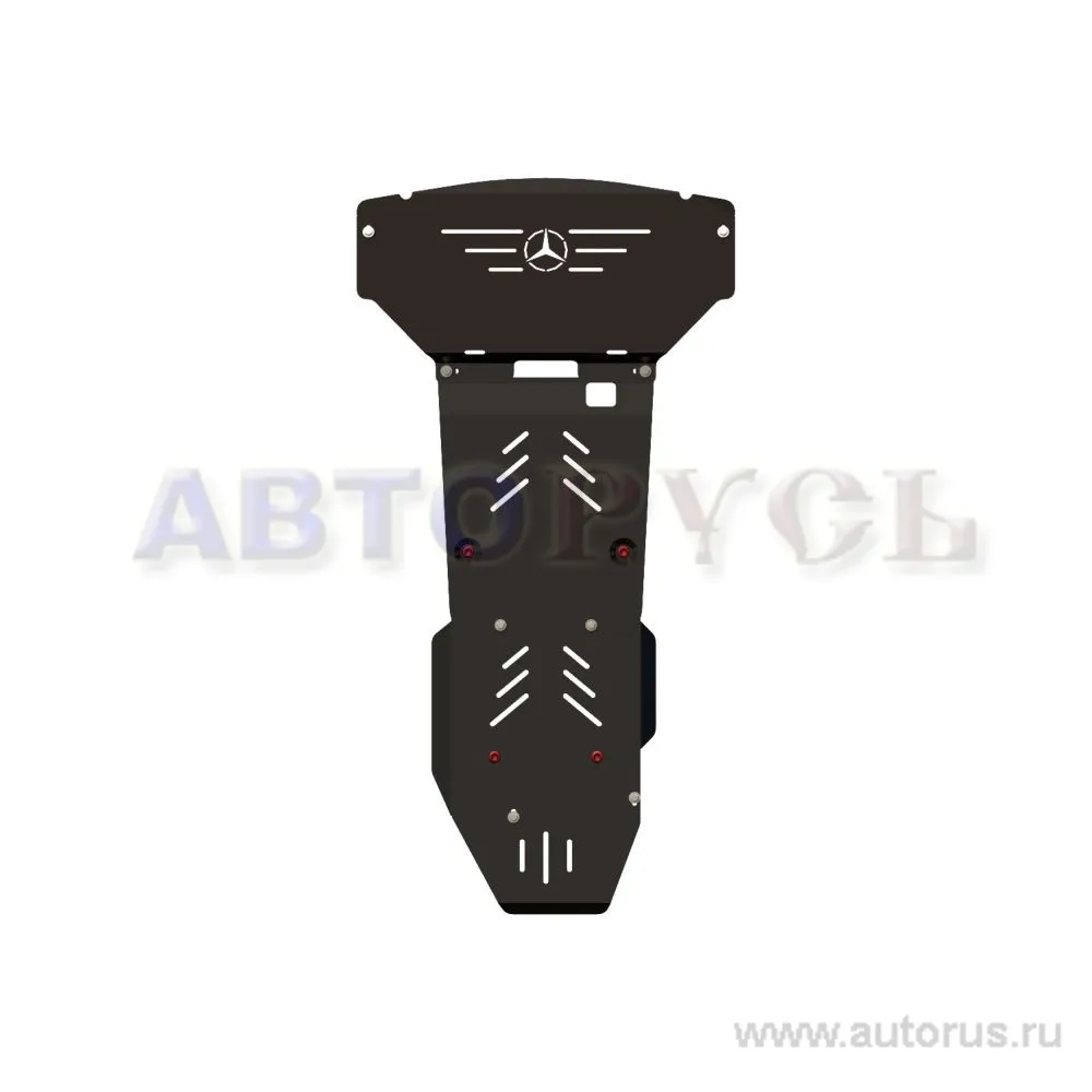 Защита картера двигателя MB ML320 V-3,2, 2005-2011, Сталь 2,5 мм