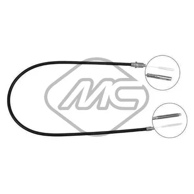 Трос ручника CIT CX ALL SX-LH Metalcaucho 80805