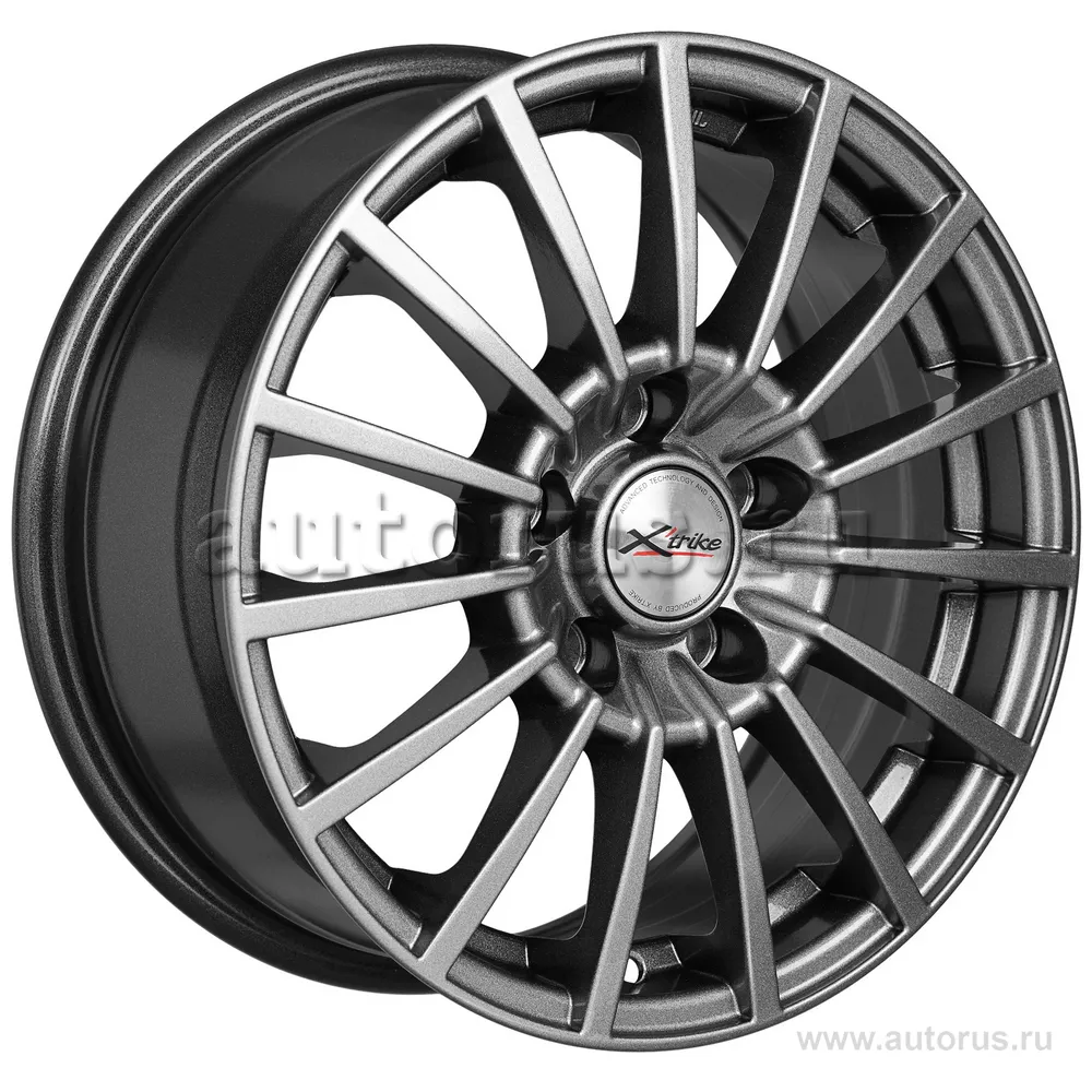 Диск литой R15 6.5J 5x114.3/66.1 ET40 X-trike X-106 HSB 5747