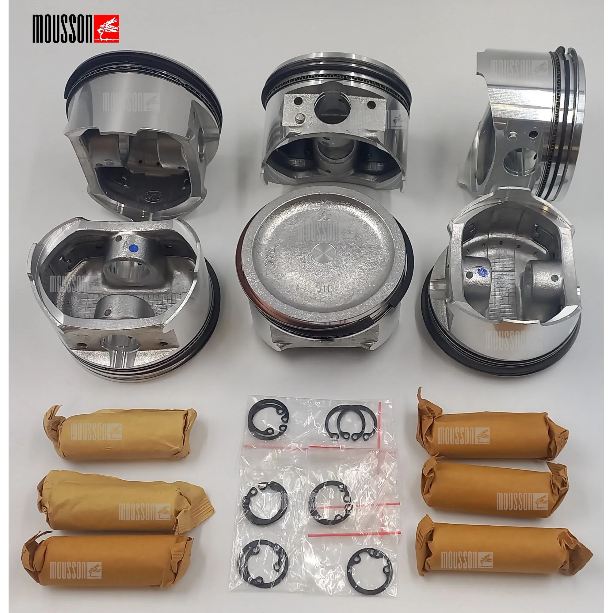 Поршень кольца комплект Mitsubishi 3.5L на 1 цилиндр MOUSSON SPR6G74STD
