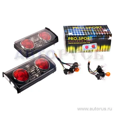Фонари задние ВАЗ 2106 тонир/черн RS-03517 R08Z Pro sport