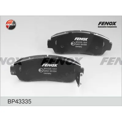 Колодки передние FENOX BP43335