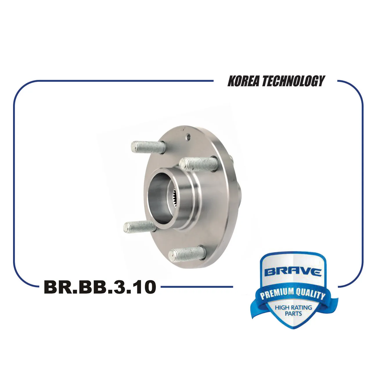 Ступица переднего колеса 96549779 BR.BB.3.10 Lacetti, Gentra BRAVE BRBB310