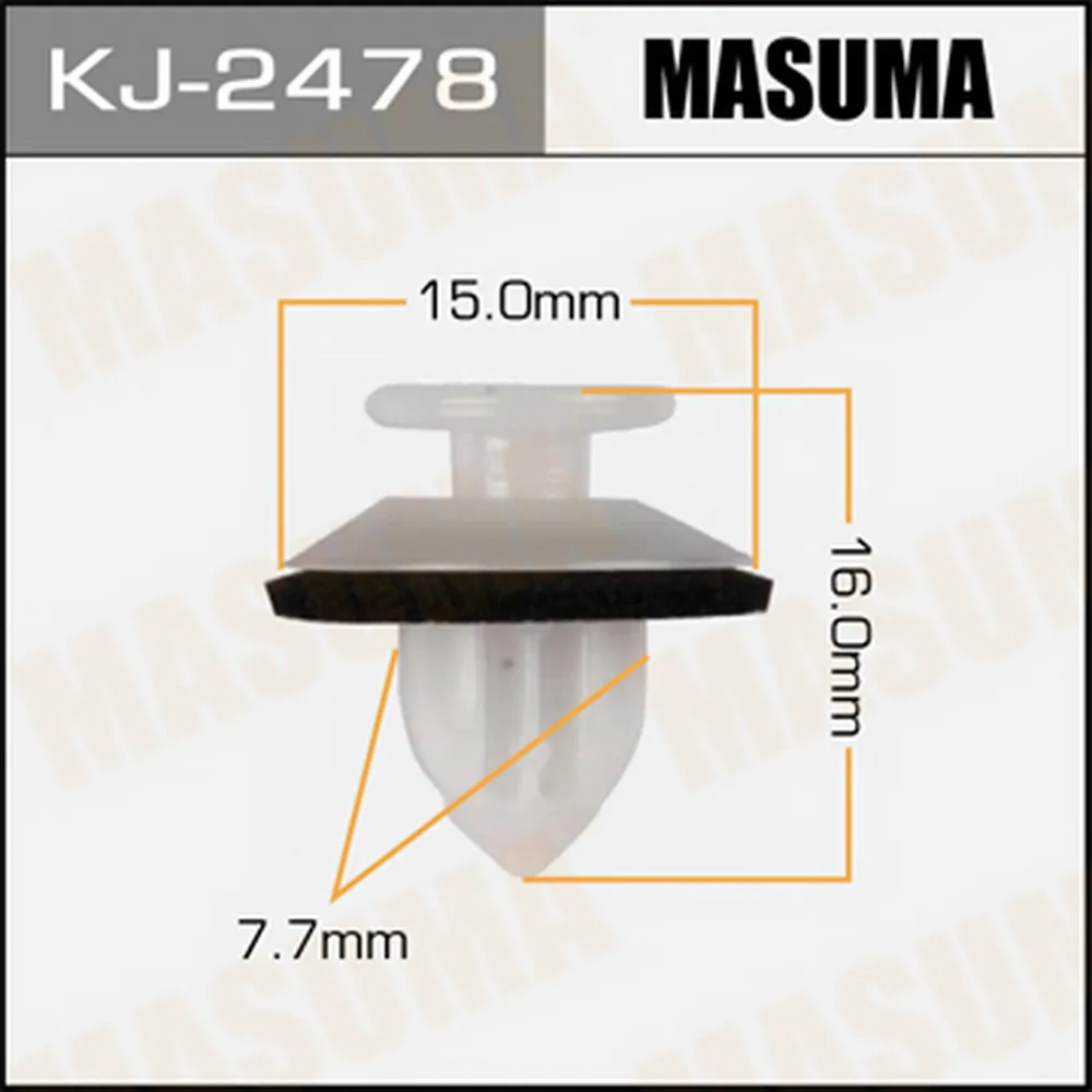 Клипса автомобильная MASUMA KJ-2478