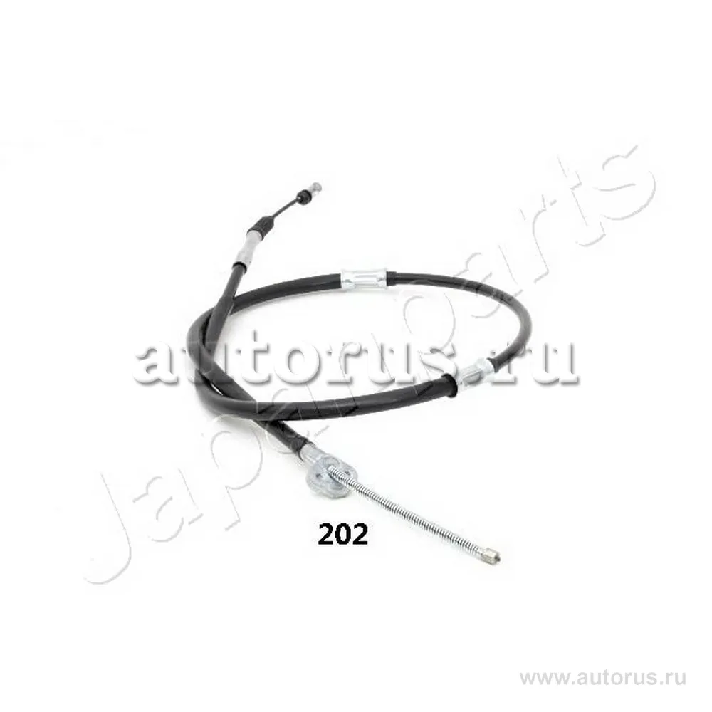 Трос, стояночная тормозная система (правый) TOYOTA STARLET (EP91) 1996.04-1999.03 JAPANPARTS BC202