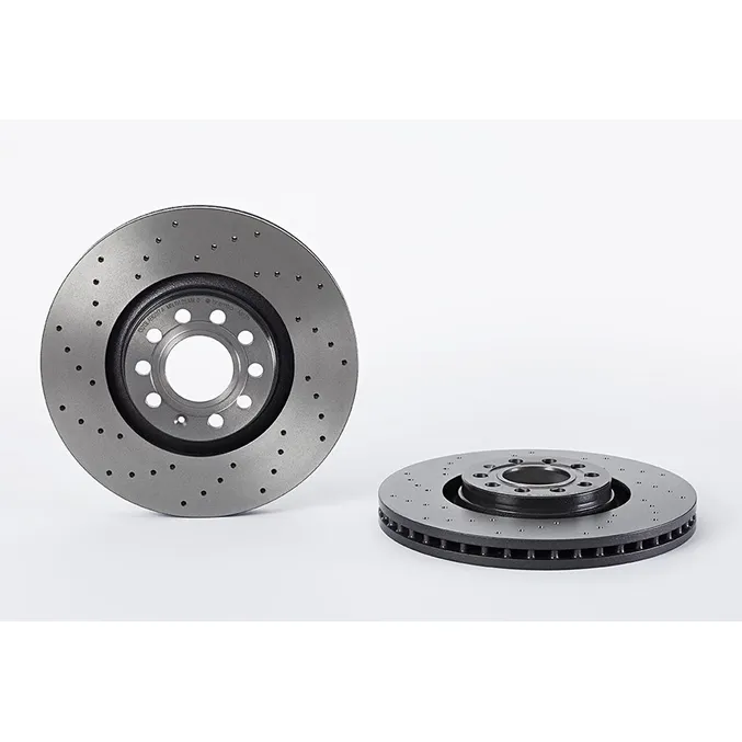 Диск тормозной передний AUDI A4(B7) 04-08 /PERFORATED D=320MM BREMBO 09.A813.11