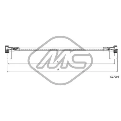 Трос спидометра FAVORIT ALL MM.??959 Metalcaucho 83280