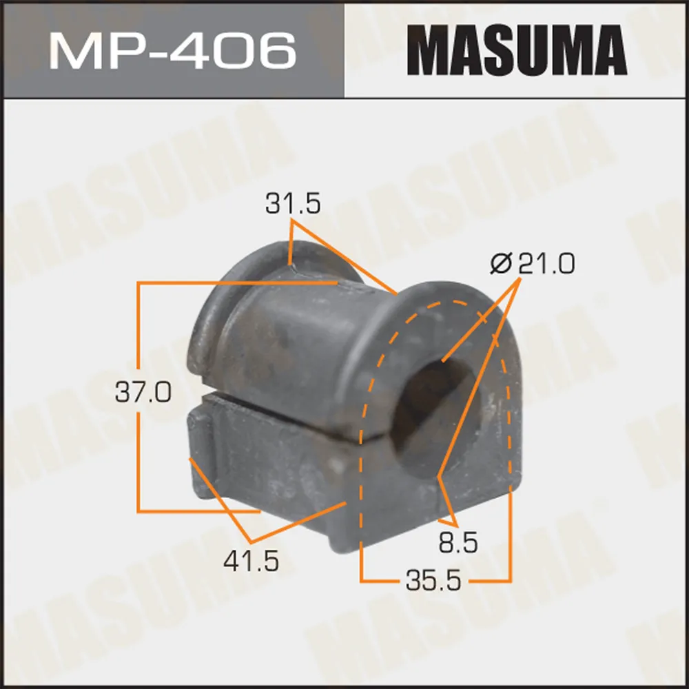 Втулка стабилизатора TOYOTA ALLEX MASUMA MP-406
