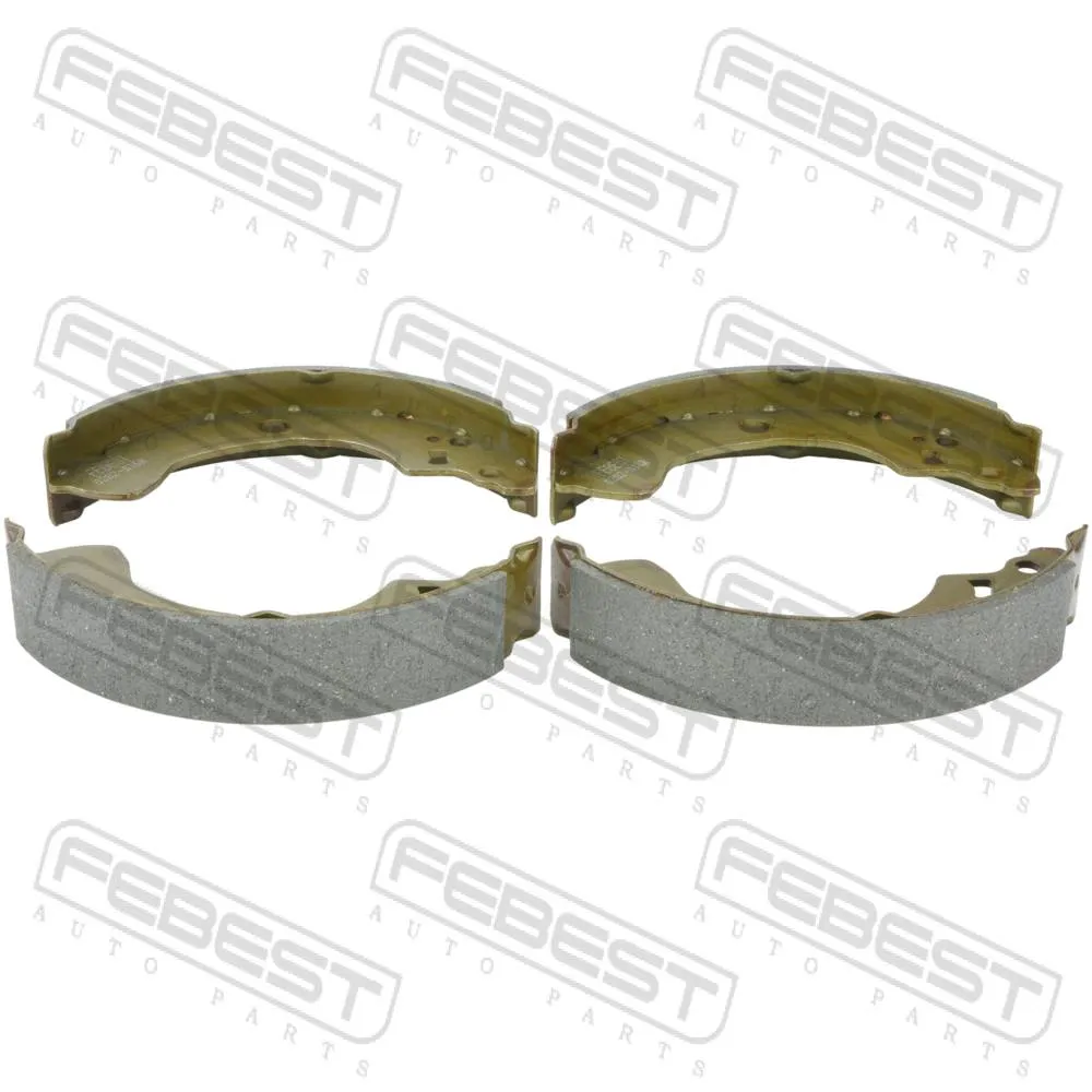 Колодки тормозные задние (барабанные) NISSAN ALMERA UK MAKE N16E 2000.02-2006.11 [EL] FEBEST 0202-N16R
