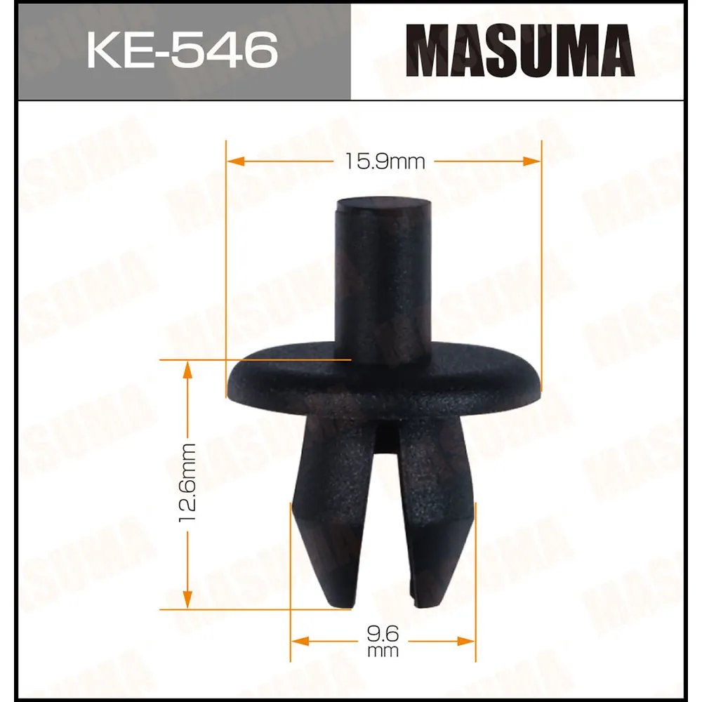 Клипса автомобильная MASUMA KE-546