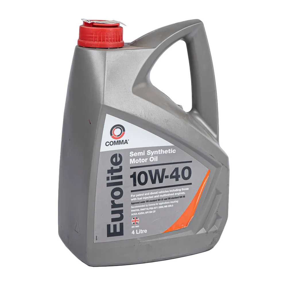 Масло моторное COMMA Eurolite 10W-40 полусинтетическое 4 л УЦЕНКА! EUL4L-N0