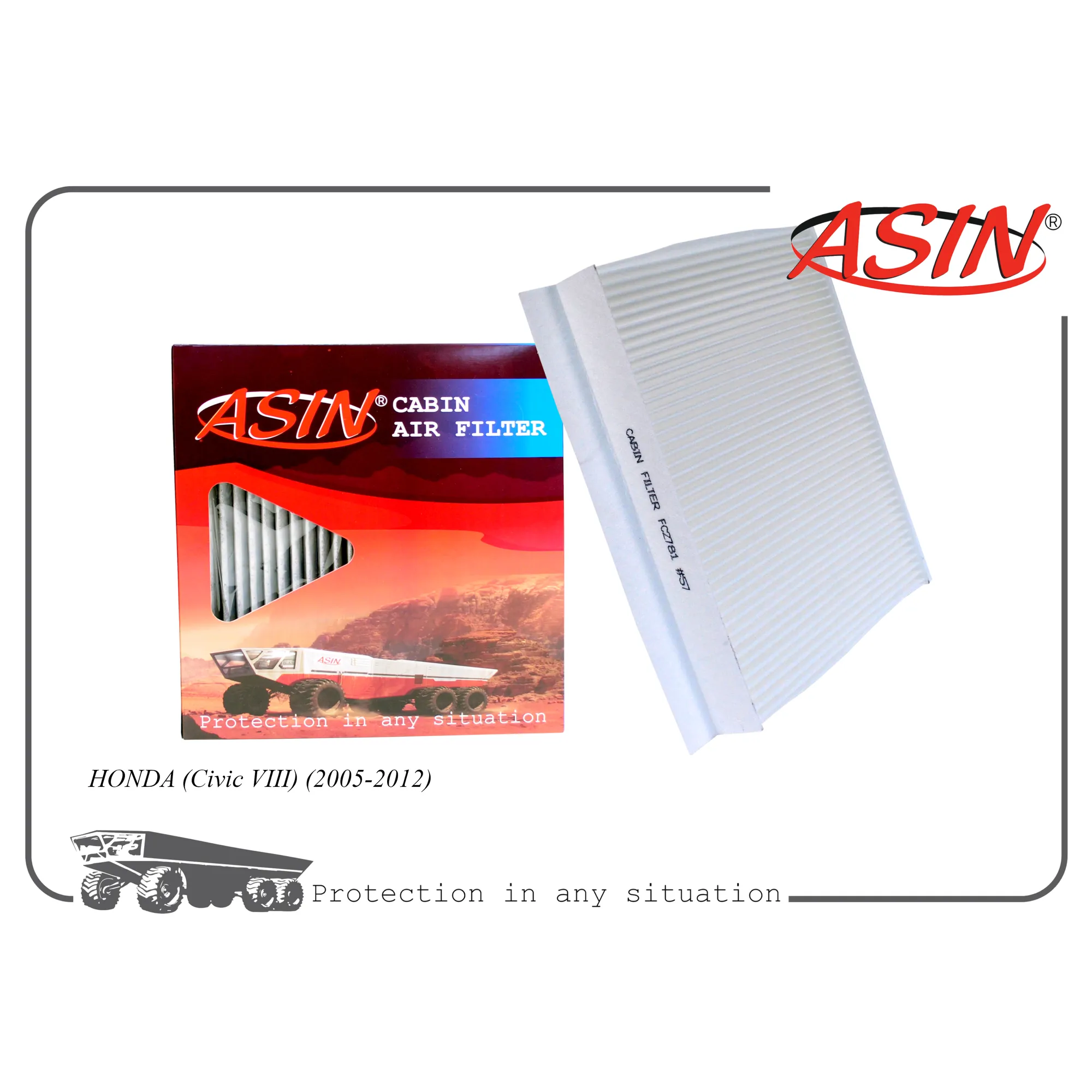 Фильтр салонный 80292-SMG-E01/ASIN.FC2781 ASIN ASIN ASIN.FC2781