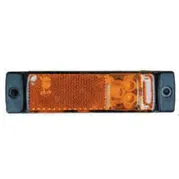 Фонарь габаритный желтый прямоугольный светодиодный 130x32 с кабеле STELLOX 87-33517-SX