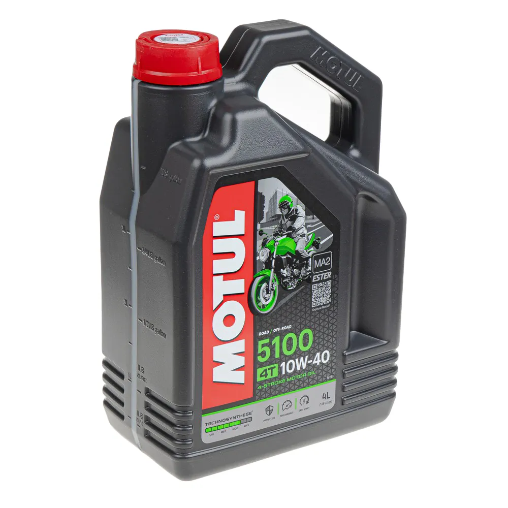Масло моторное Motul 5100 4T 10W-40 полусинтетическое 4 л 112125