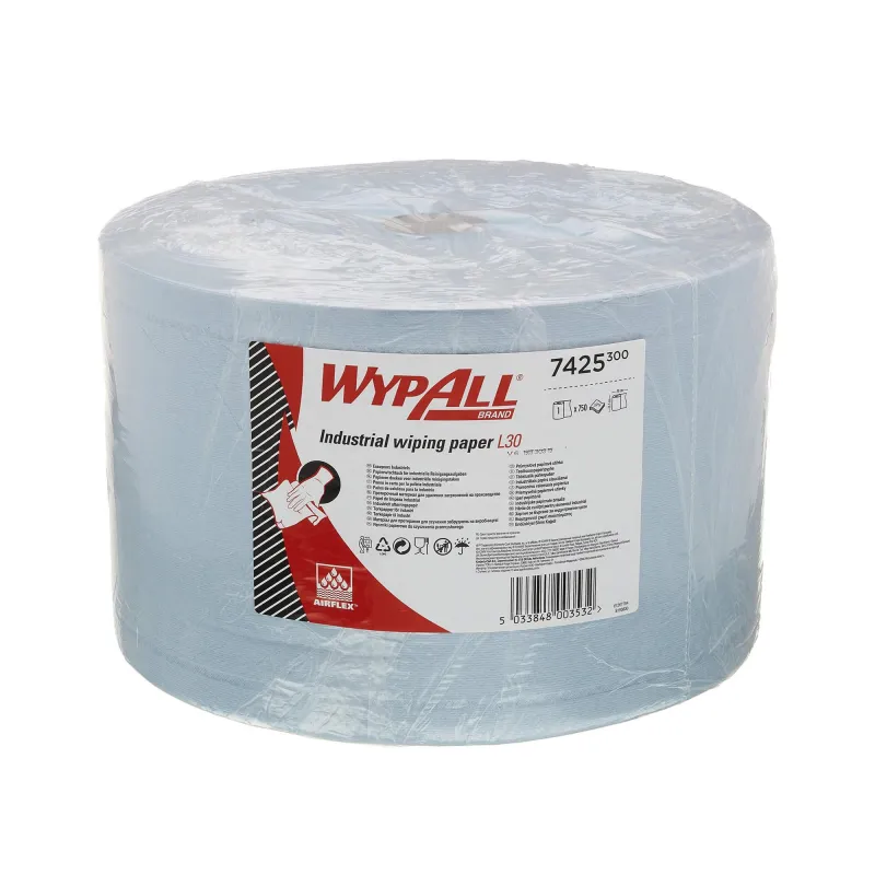 Материал протирочный нетканый WypAll L30 голубой 750л/рул 7425 1605799