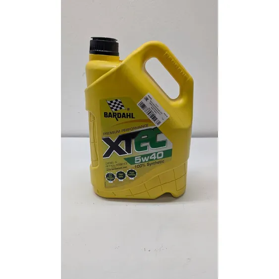 Масло моторное Bardahl XTEC 5W-40 синтетическое 5 л УЦЕНКА! 36343-N0