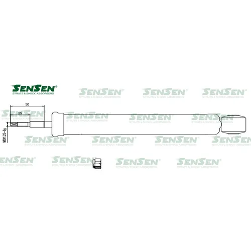 Амортизатор задний L=R FORD FOCUS I 98-04 (газ.) HB/SED SENSEN 32120094